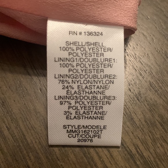 Halston Heritage Salmon Pleated Gown. Size 0. New ! - Picture 12 of 13